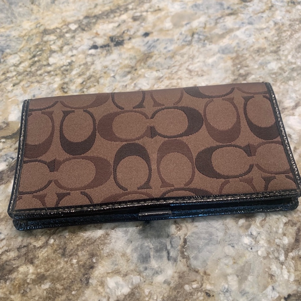 Coach Checkbook Holder